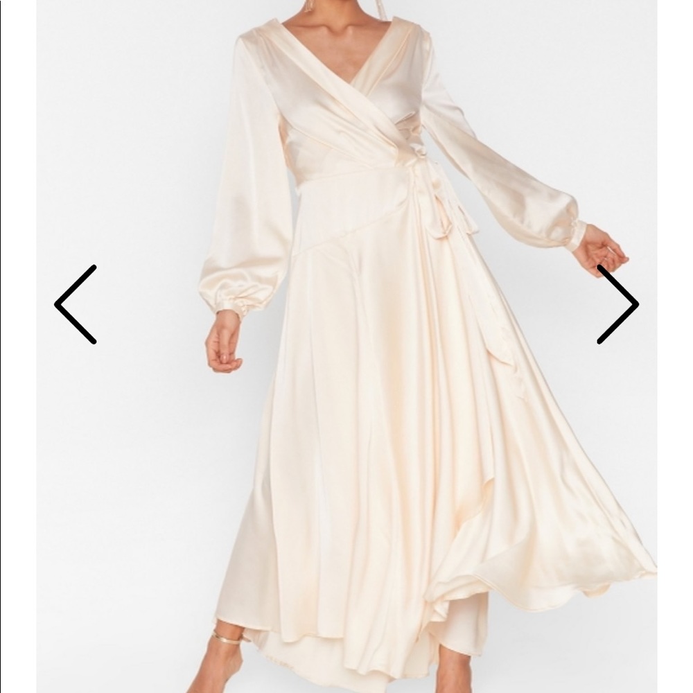 Nasty Gal Satin Dress NWT